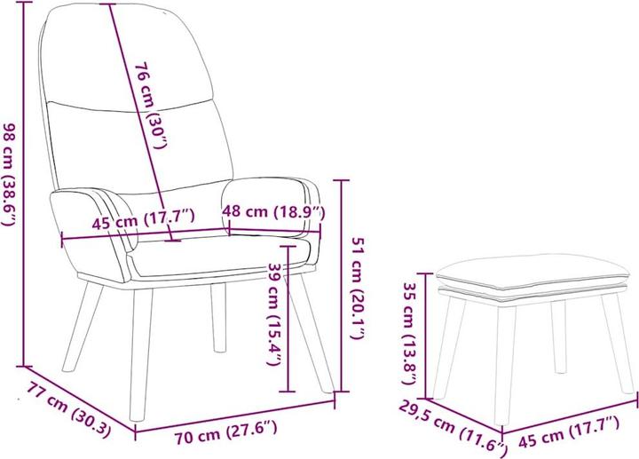 Actual product image vidaXL Relaxsessel