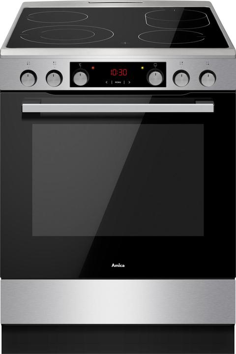 Actual product image Amica Free-standing cooker with glass ceramic hob SHCX 913 100 E Usable volume 77 l WxHxD 600 x 850