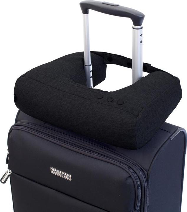 Immagine prodotto Bosign Cuscino da viaggio Kneck 3in1 nero (Cuscino per testa e collo)
