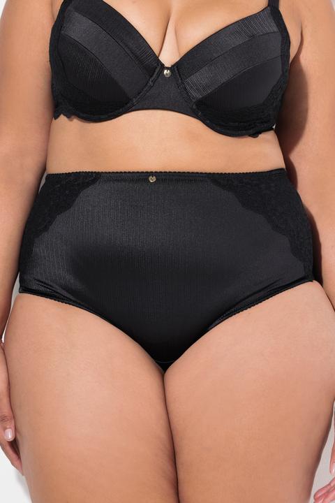 Produktbild Ulla Popken Maxislip, Satin, Spitzen-Rückseite (58)