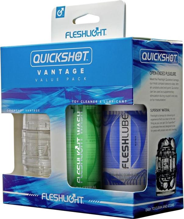Actual product image Fleshlight Quickshot Vantage Combo