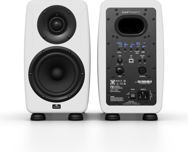 Produktbild IK Multimedia iLoud Precision 5 White Edition (Aktiv, 1 Stk., 1x 135 W)