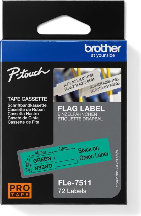 Immagine prodotto Brother P-Touch (2.10 cm, Verde)