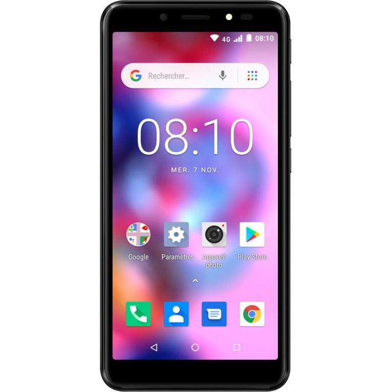 Konrow Easy 55 - Android 8.1 - 4G - Display 5.34" - Dual Sim - 8GB, 1GB RAM - Nero (8 GB, Nero, 5.34", Doppia SIM, 4G), Smartphone, Nero