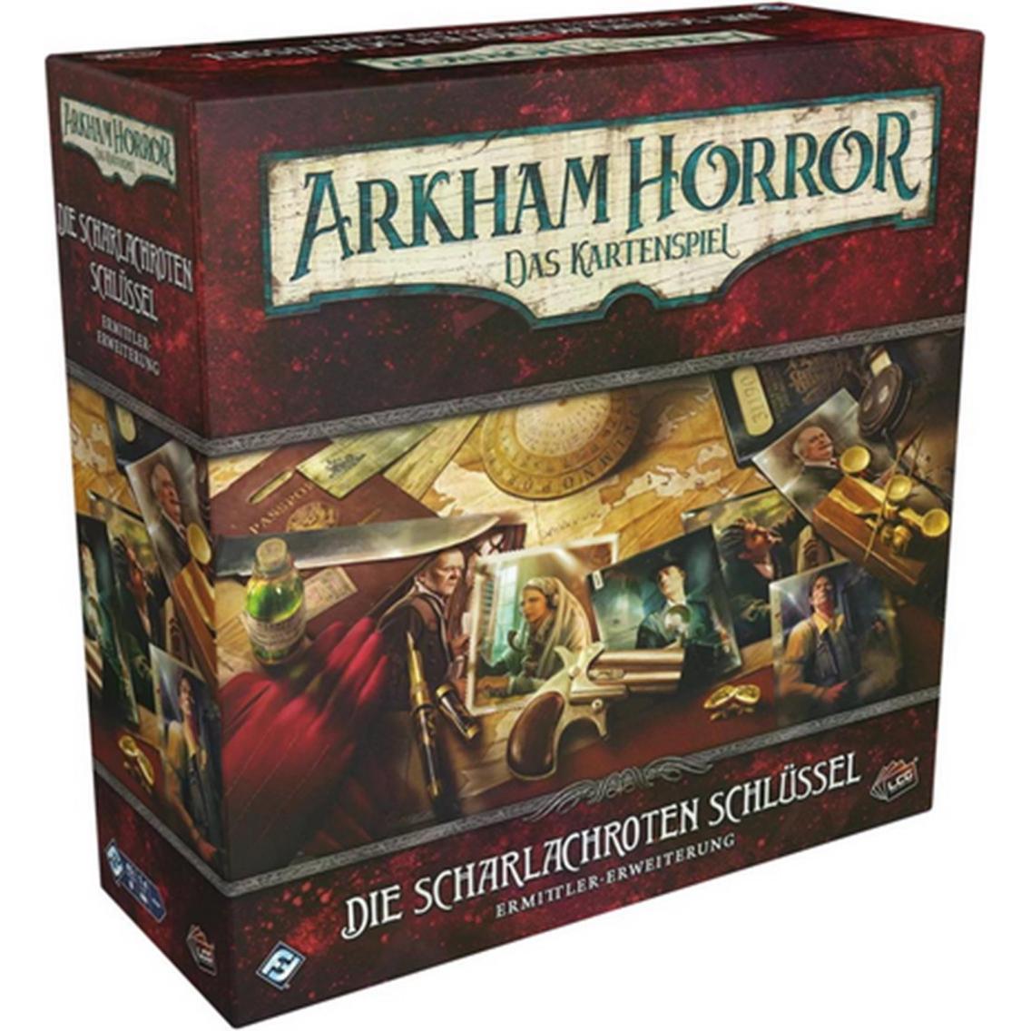 FFG FFGD1169 - Arkham Horror: Die scharlachroten Schlüssel, Kartenspiel (DE - Ermittler-Erweiterung) (Deutsch)