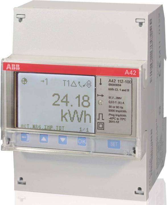 Immagine prodotto ABB A42 312-100 A42 312-100 Contatore di trasduttori, RS-485 A42 312-100