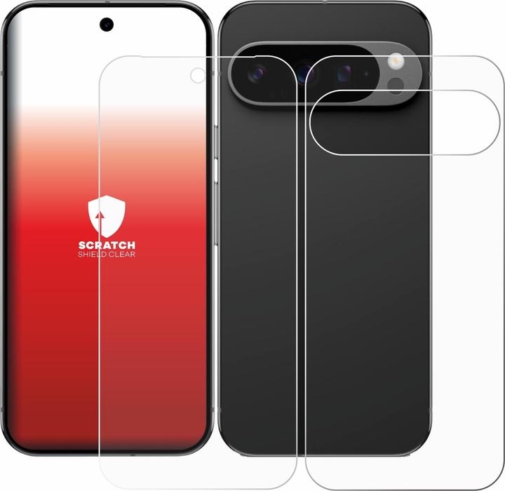 Actual product image upscreen Screen protector Screen protector film Clear Transparent (1 Piece, Google Pixel 9 Pro)