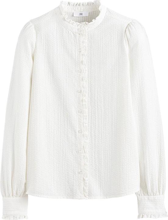 Image du produit La Redoute Collections Blouse à manches longues avec col à volants (32)