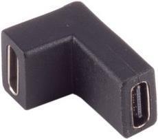 Actual product image Shiverpeaks ®-BASIC-S--Adapter, USB-C connector, 3.1, 90° angle left/right, PVC (USB-C)