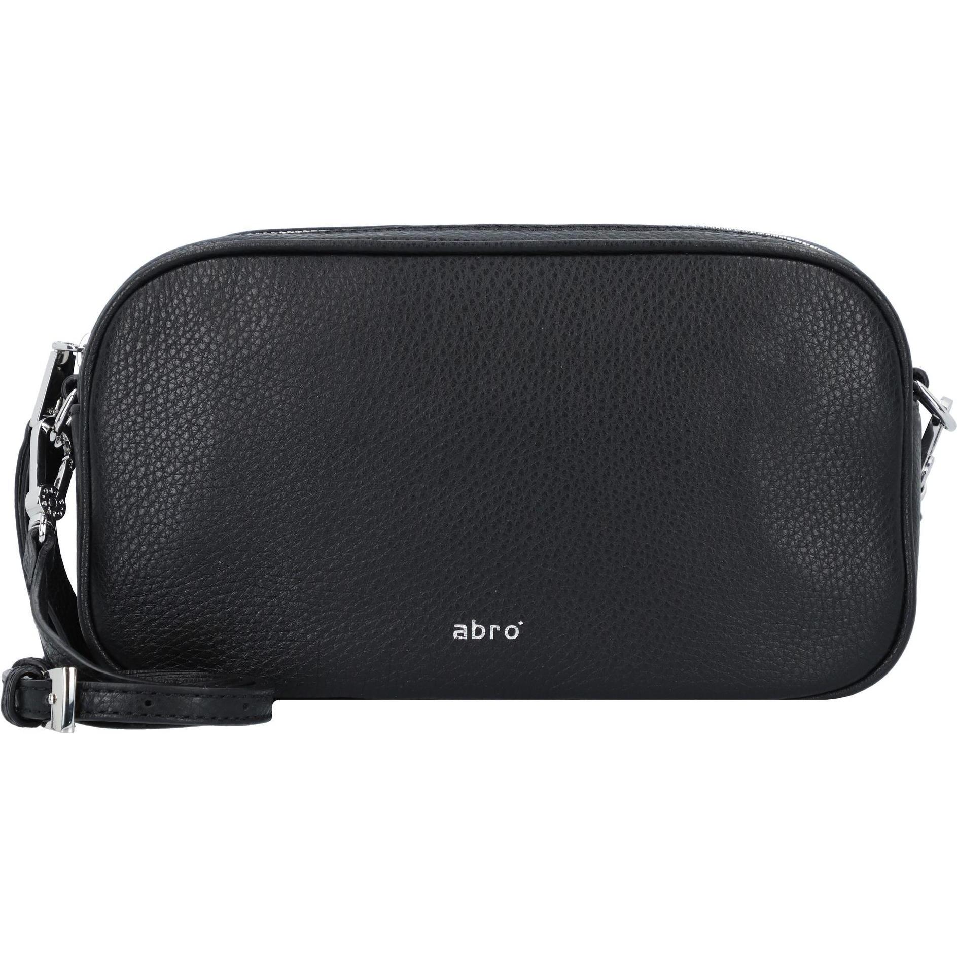 Abro, Handtasche, Dalia Umhängetasche Leder 23 cm, Schwarz