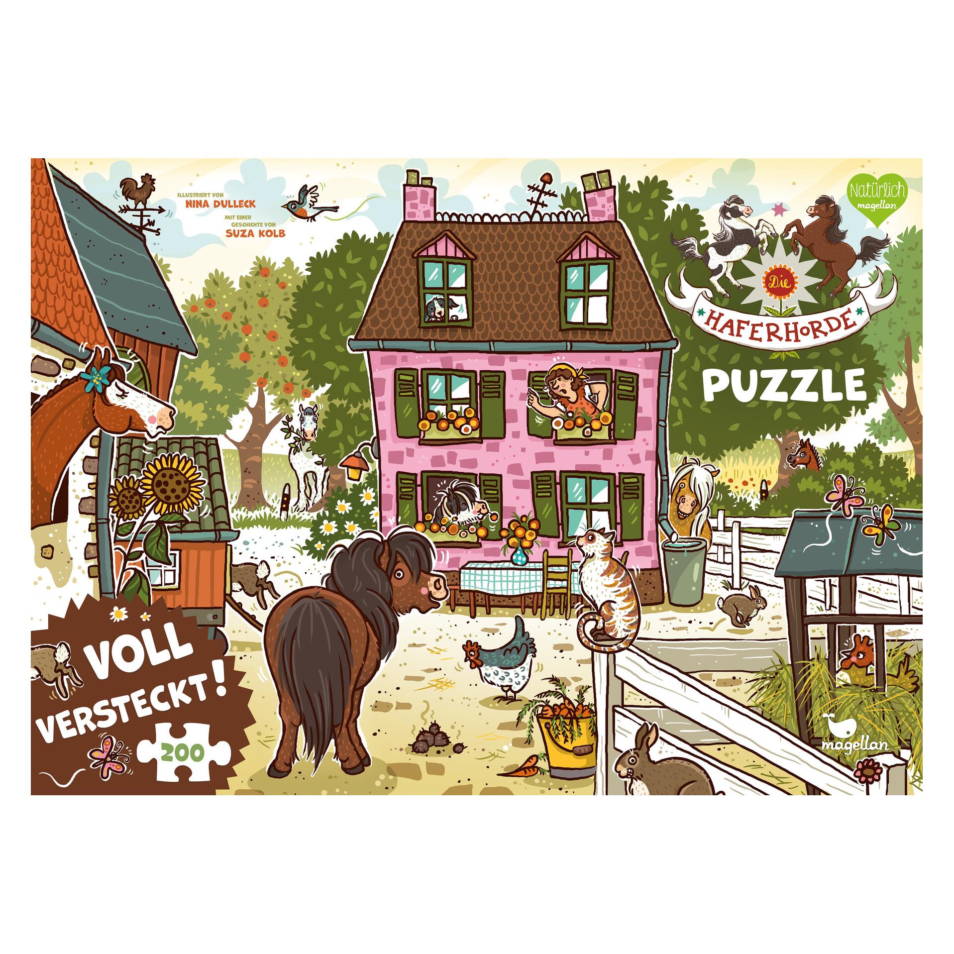 Magellan Die Haferhorde - Voll versteckt! (Puzzle) (200 Teile)