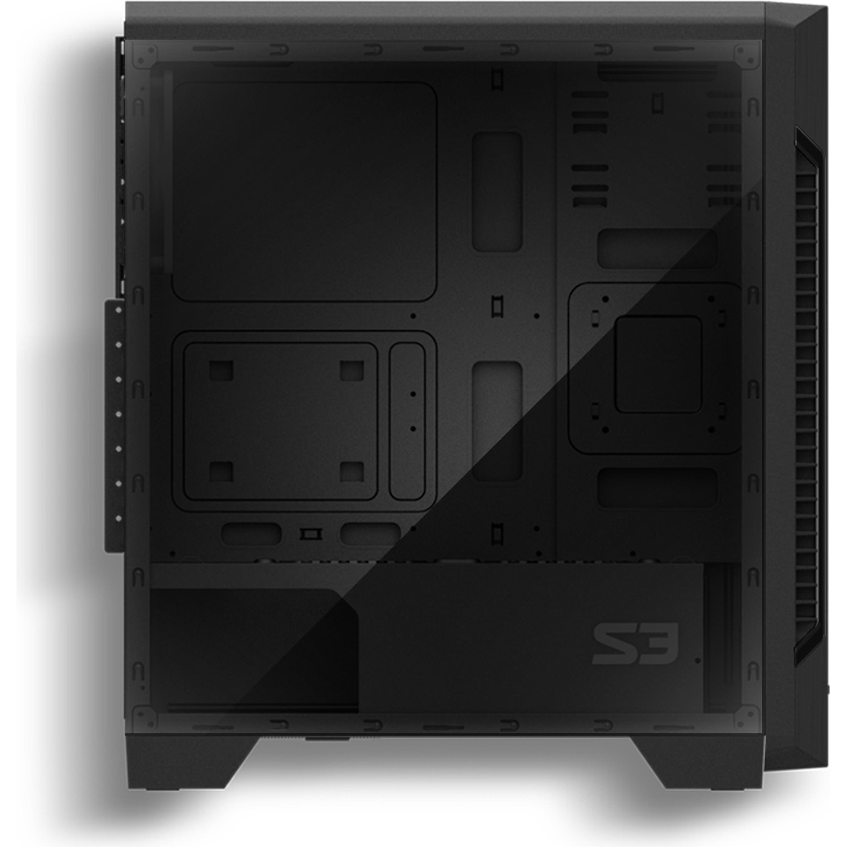 Thumbnail - Zalman S3 (ATX, mATX, Mini-ITX), PC Gehäuse, Schwarz