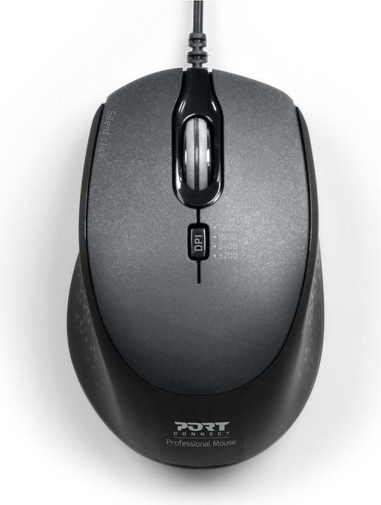 Actual product image Port Designs 900711 Mouse right USB Type-A Optical 3200 DPI (Cable)