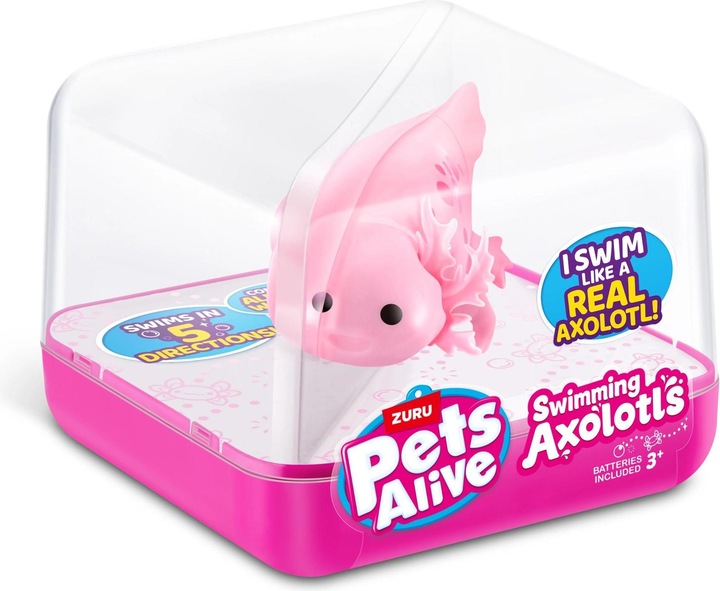 Produktbild Zuru PETS ALIVE-WATER ACTIVATED-SWIMMING AXOLOTL,S1,CUBE,UQ,12PC
