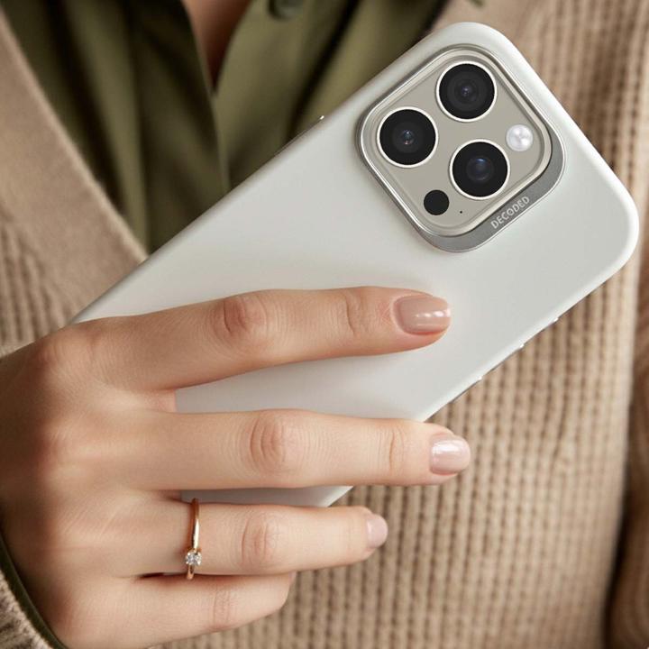 Produktbild Decoded AntiMicrobial Silicone Backcover with MagSafe for iPhone 16 Pro Max - Gray (Apple iPhone 16 Pro Max)