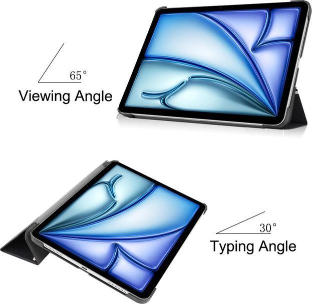 Produktbild MU Style Dreifach faltbare Hülle mit Muster (Apple iPad Air 11 2024, Apple iPad Air 11 2025, Apple iPad Air 11 2026)