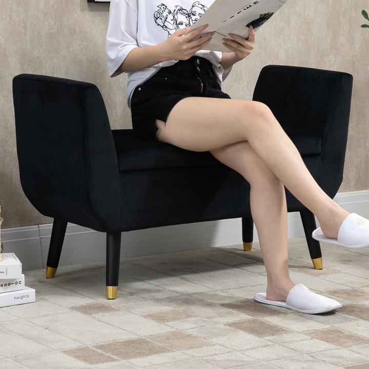 Actual product image Homcom Bench with storage space (42 cm)