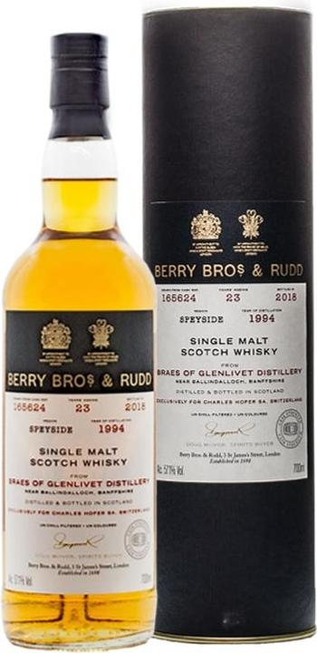 Berry Bros & Rudd Braes of Glenlivet 1994 23 Year Old (Single Malt)
