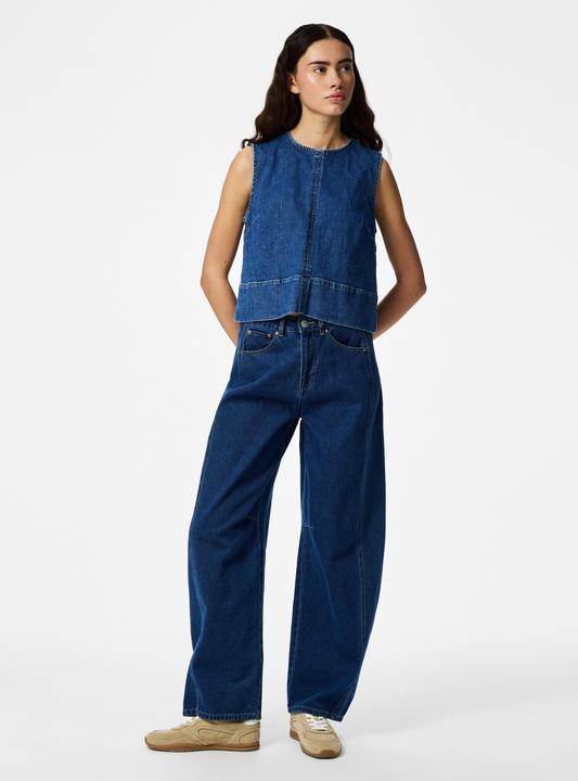 Immagine prodotto Pieces Pcsilke Sl Denim Top Noos Bc (L)