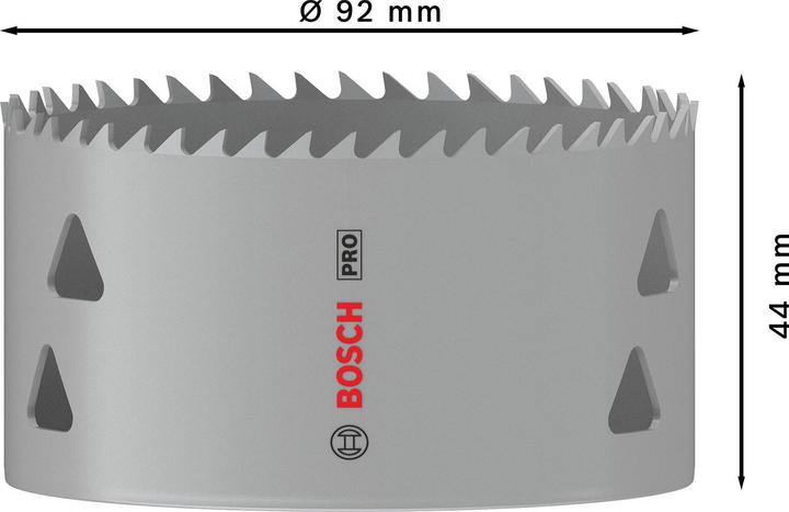 Productafbeelding Bosch Professional Zubehör PRO Multimateriaal gatenzaag, 92 mm, met schroefdraad (92 mm)