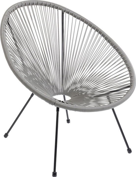 Kare Design Sessel Acapulco Grau