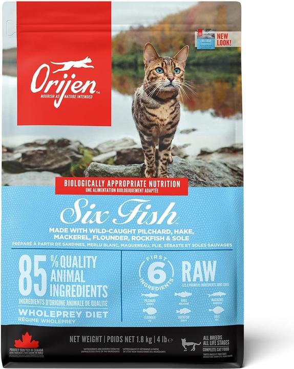 Produktbild Orijen Six Fish (Adult, 1 Stk., 1800 g)