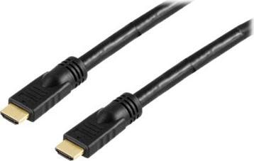 Produktbild Deltaco active hdmi kabel hdmi high speed with ethernet 15m black (15 m, HDMI)