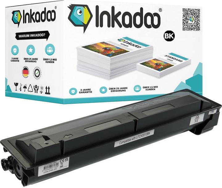 Actual product image Inkadoo Kompatibel Toner für Utax CK-5510 Tonerkartusche 301 Ci, 302 Ci, 300 Ci (FC)