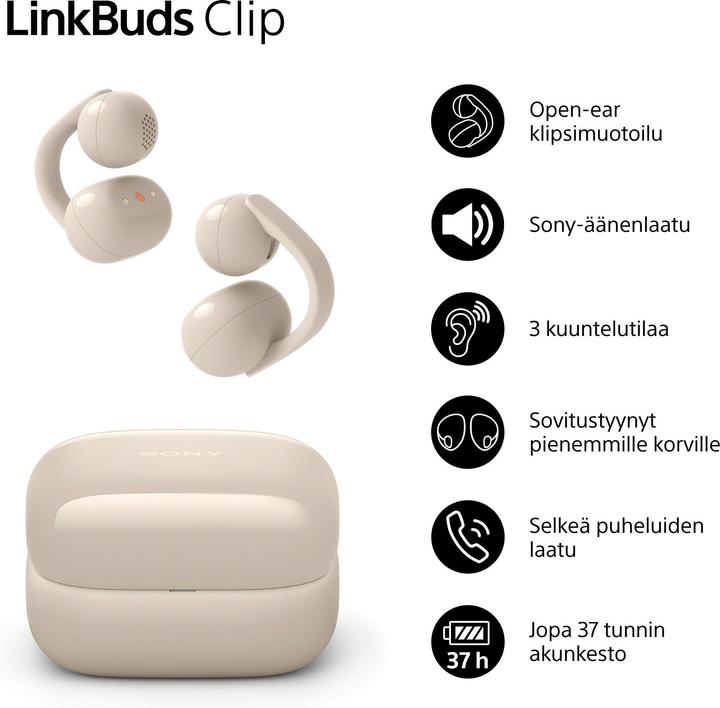 Produktbild Sony LinkBuds Clip (9 h, Kabellos)