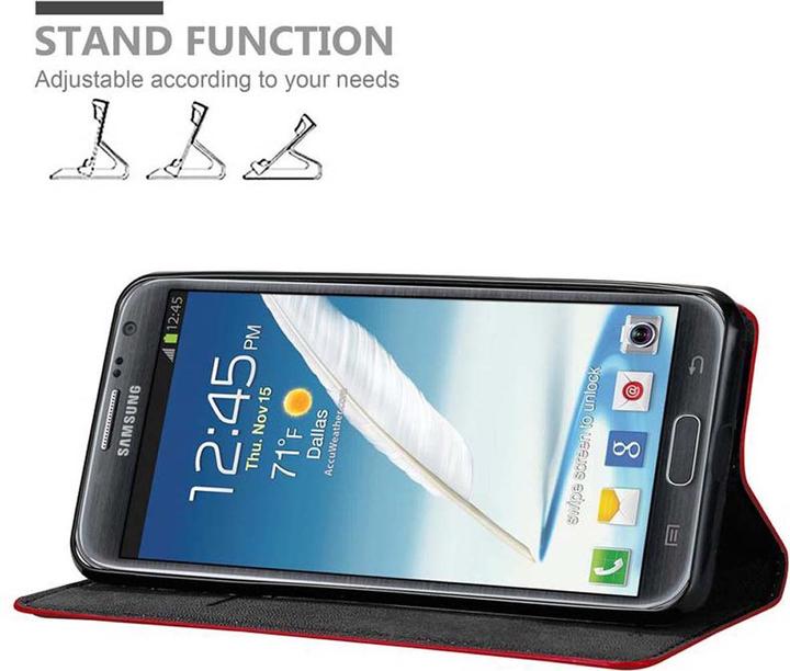 Produktbild Cadorabo Book Invisible Magnet Cover (Samsung Galaxy Note 2)
