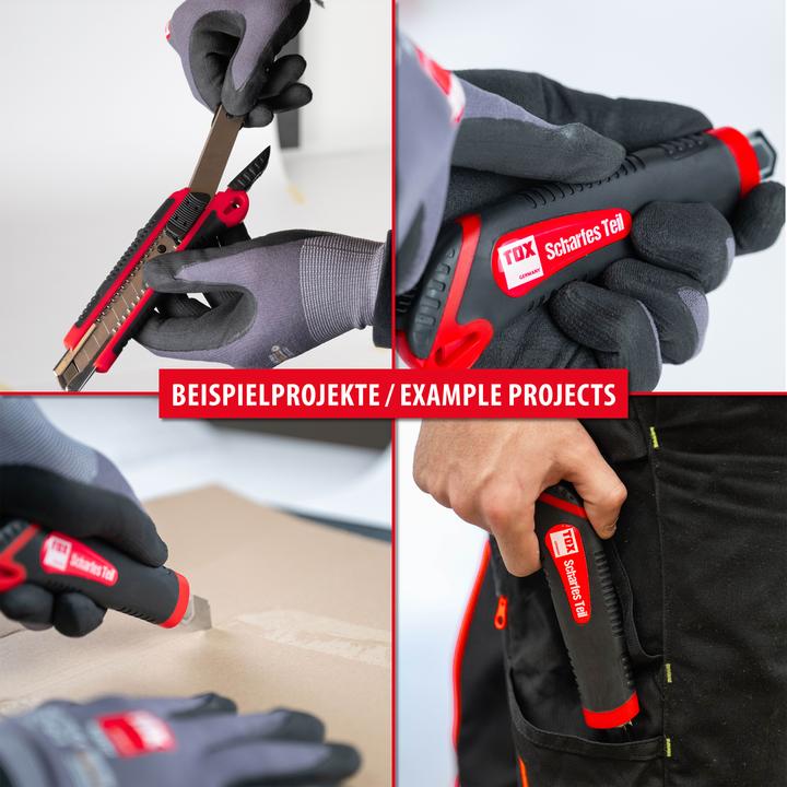 Image du produit Tox Cutter rouge "Objet tranchant" incl. 3 lames (Cutters)