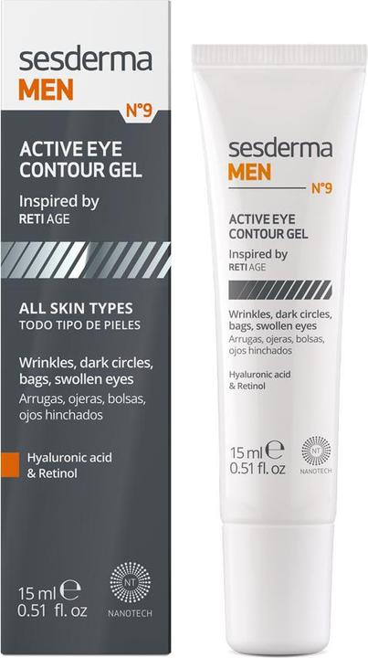 Image du produit Sesderma MEN gel contorno ojos 15 ml (Gel pour le soin des yeux, 15 ml, Journée)