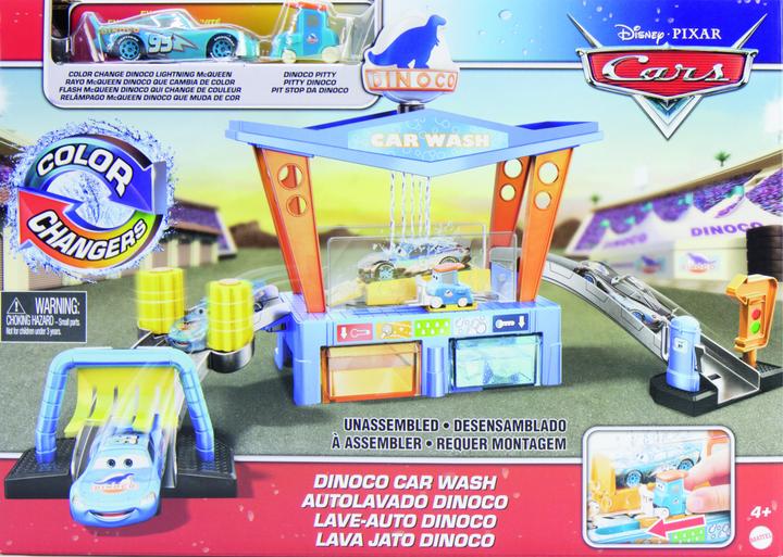 Produktbild Disney Cars Farbwechsel Dinoco Autowaschanlage Spielset