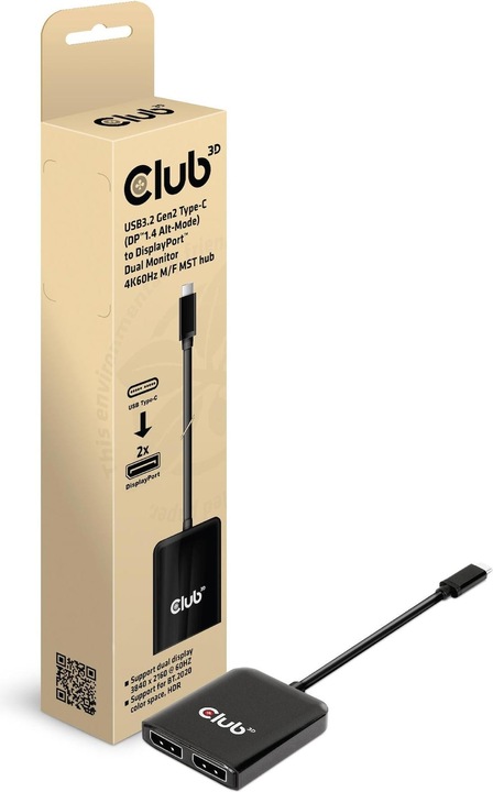 Produktbild Club 3D Usb-Hub (USB Typ-C, 20 cm)