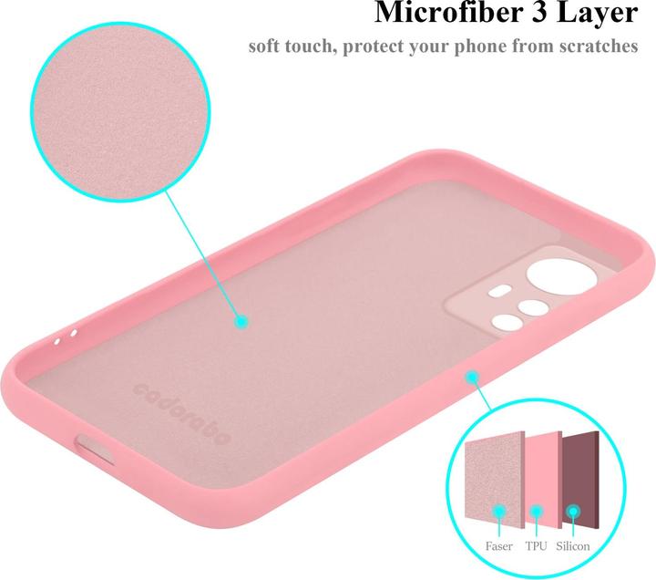 Actual product image Cadorabo TPU Liquid Silicone Case Cover for Xiaomi 12 / 12X (Xiaomi 12X)