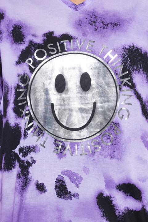 Produktbild Angel of Style T-Shirt, Regular Fit, glänzender Smiley (42)