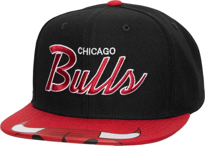 Produktbild Mitchell & Ness Snapback Cap VISOR PRINT Chicago Bulls (One Size)