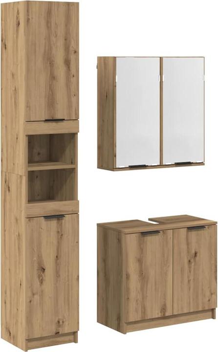 Produktbild vidaXL Badezimmerschrank (32 x 34 x 188.50 cm)