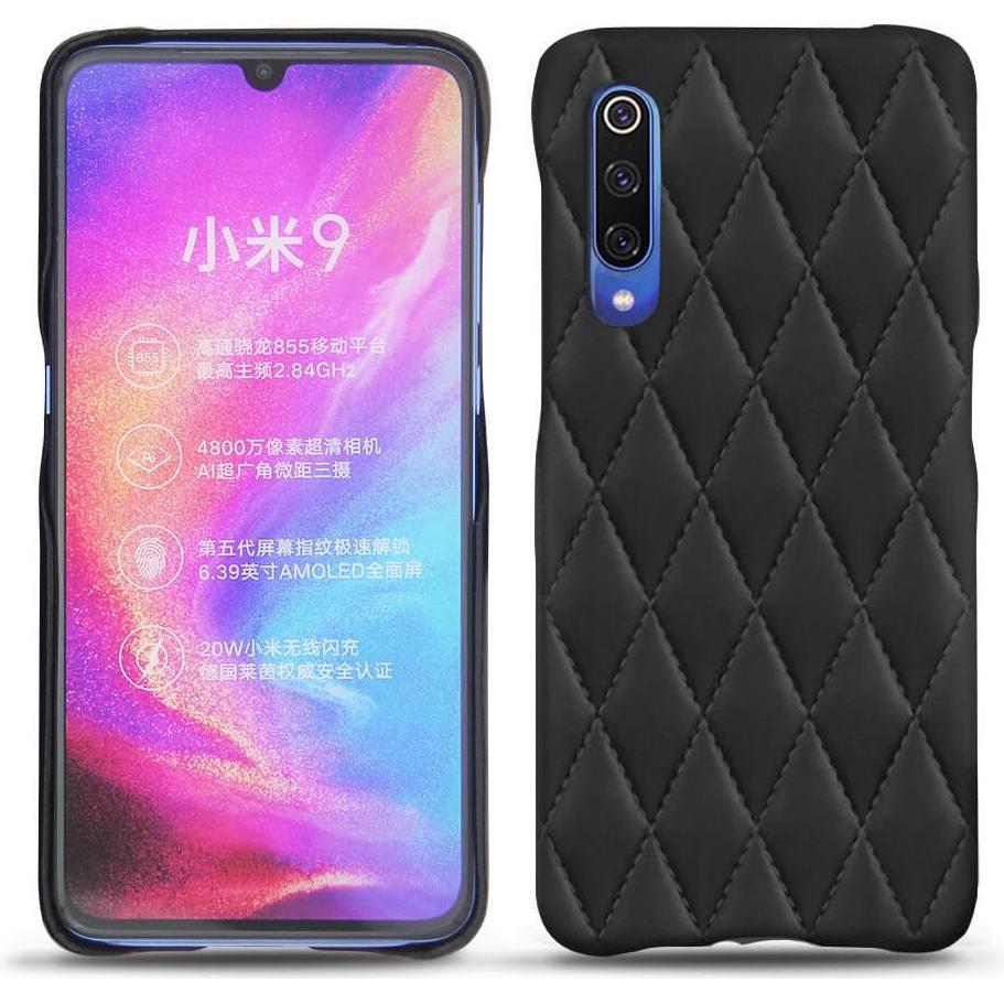Noreve Lederschutzhülle (Xiaomi Mi 9), Smartphone Hülle, Schwarz