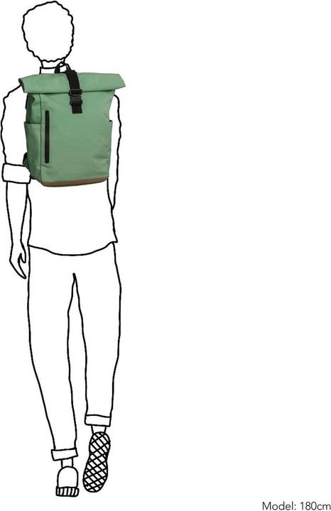 Actual product image Daniel Ray Wangaratta Coated Canvas Rolltop Backpack (20 l)