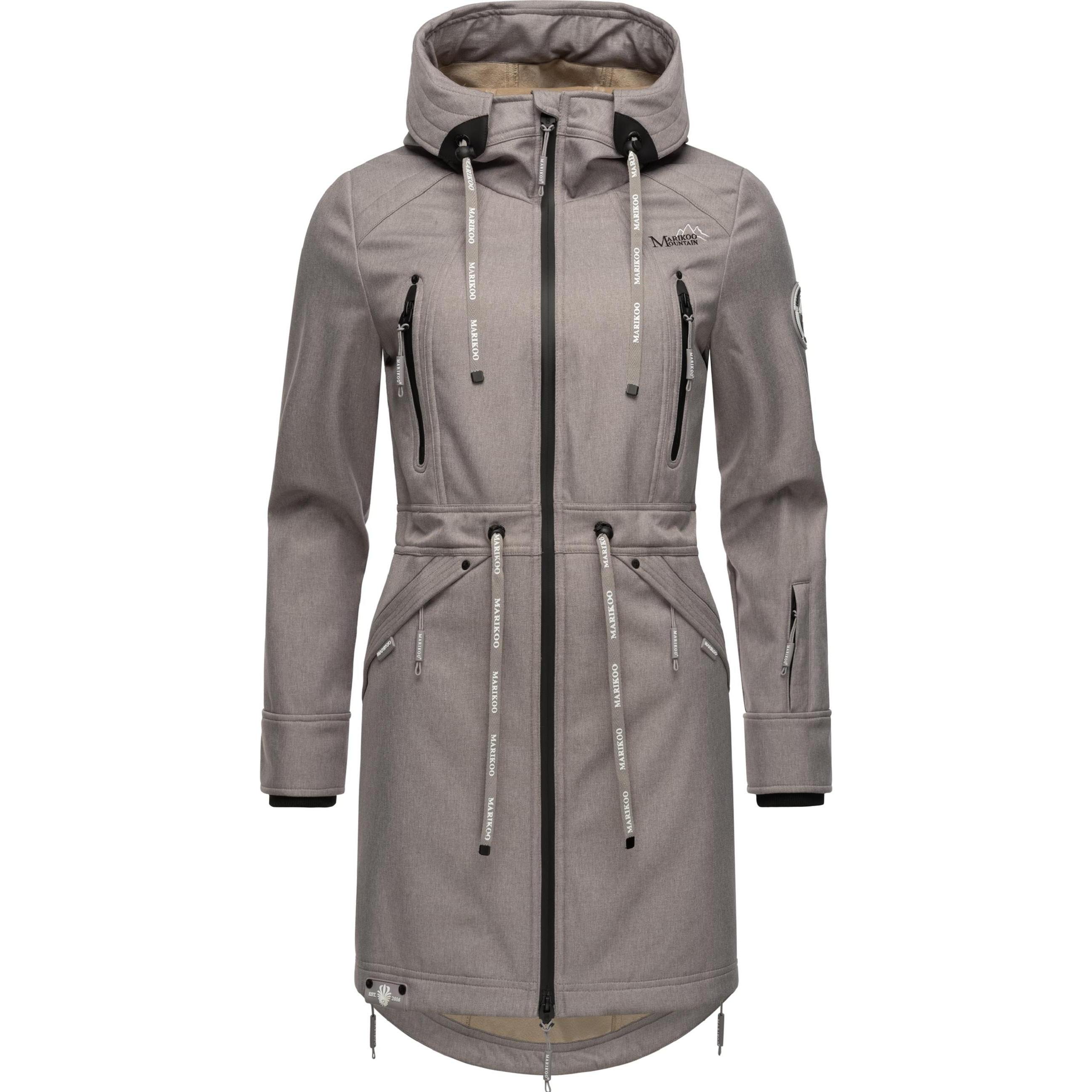 Marikoo, Damen, Jacke, Racquellee (M), Grau, M