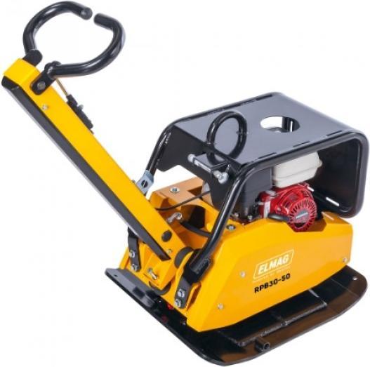 Actual product image Elmag - Rüttelplatte reversierbar RPB30-50 m. Honda-Motor GX200, 30 kN Zentrifugalkraft, m. Schutzra (Soil compactor + vibratory plate)