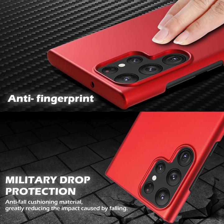 Produktbild Cadorabo HC Matt Metall Hülle (Samsung Galaxy S22 Ultra)