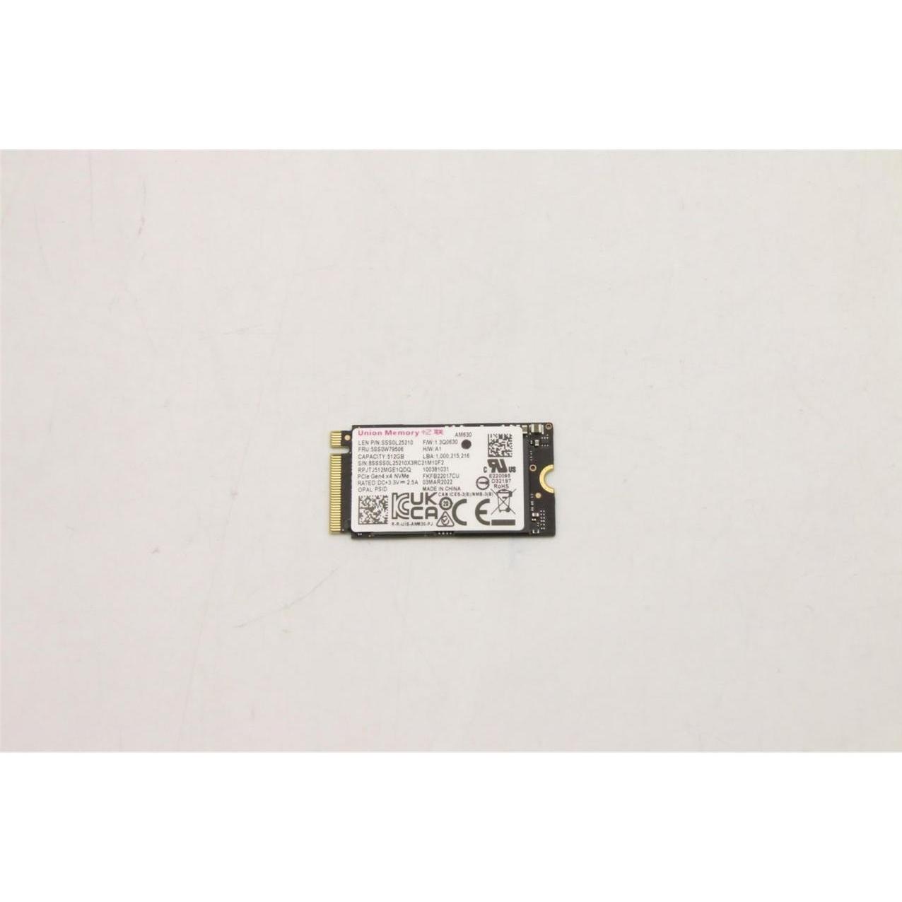 Lenovo Ssd asm (512 GB, M.2 2242), SSD