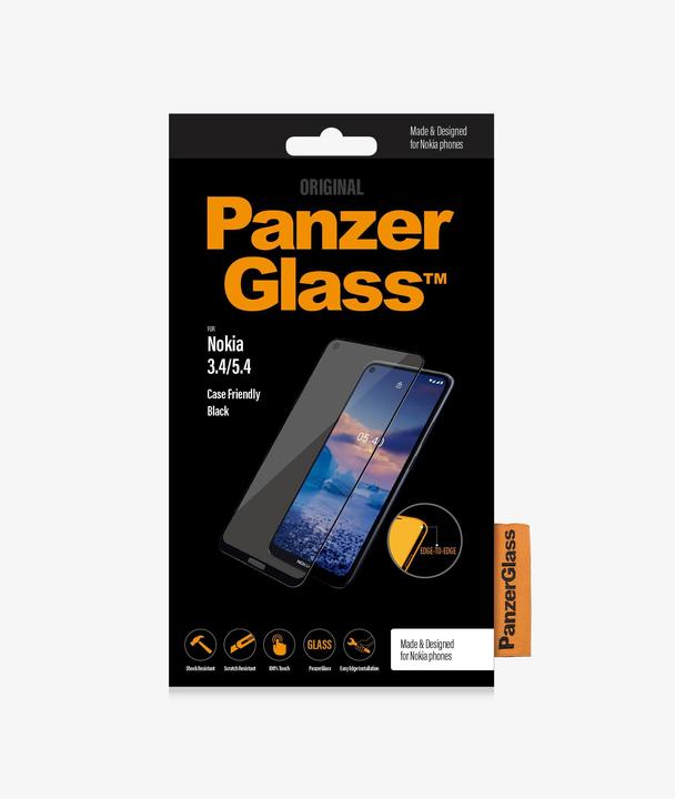 Immagine prodotto PanzerGlass Edge-to-Edge (1 Pezzo/i, Nokia 5.4, Nokia 3.4)