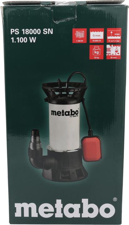 Produktbild Metabo Schmutzwasser-Tauchpumpe 02518 (Schmutzwasserpumpe)