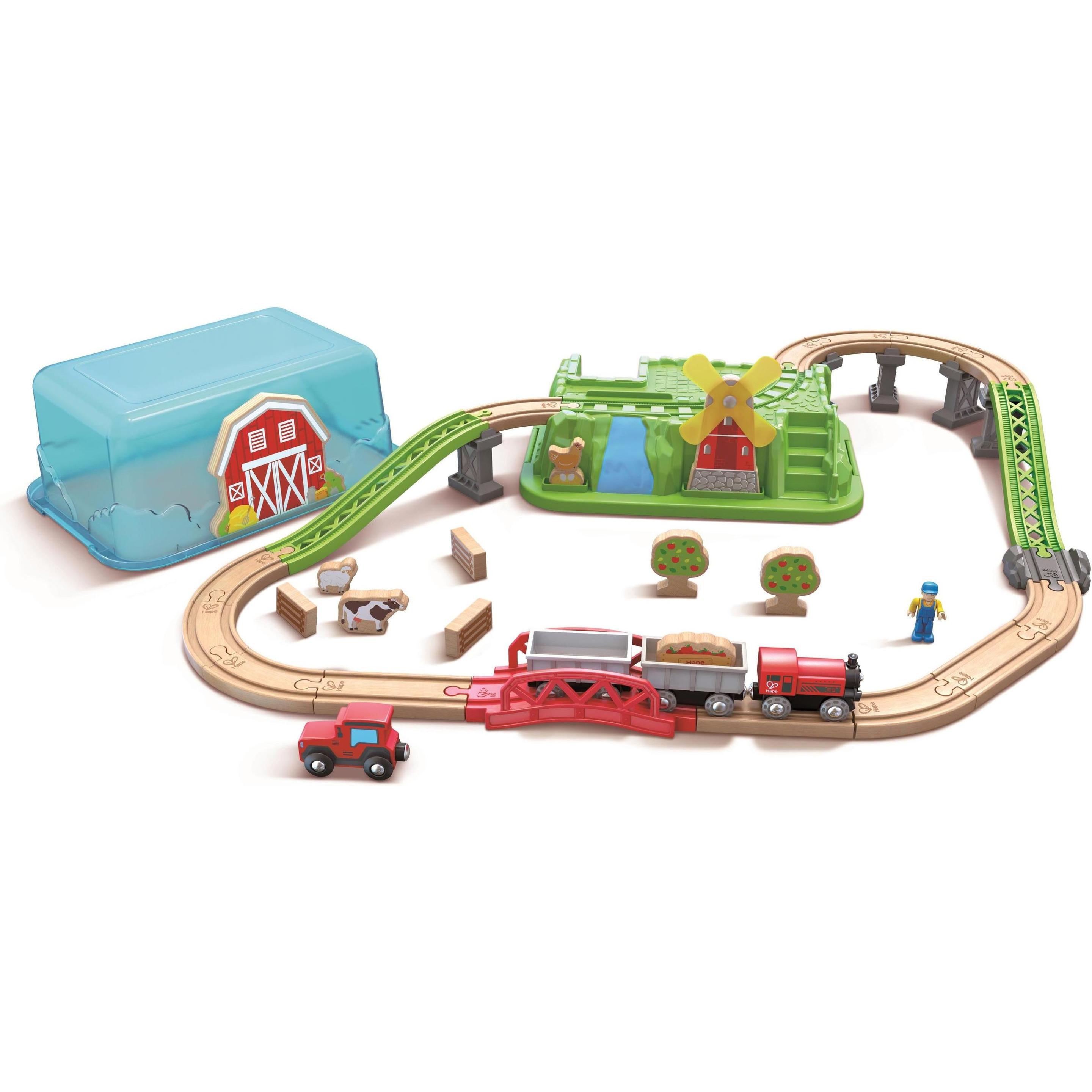 Hape Country Side Train-Baukasten-Set