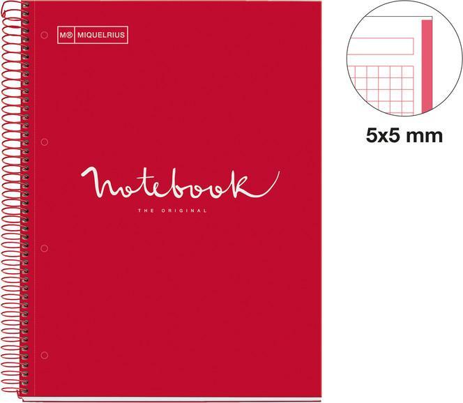 Actual product image Miquelrius Emotions Notebook (A4, Checked, Hardcover)