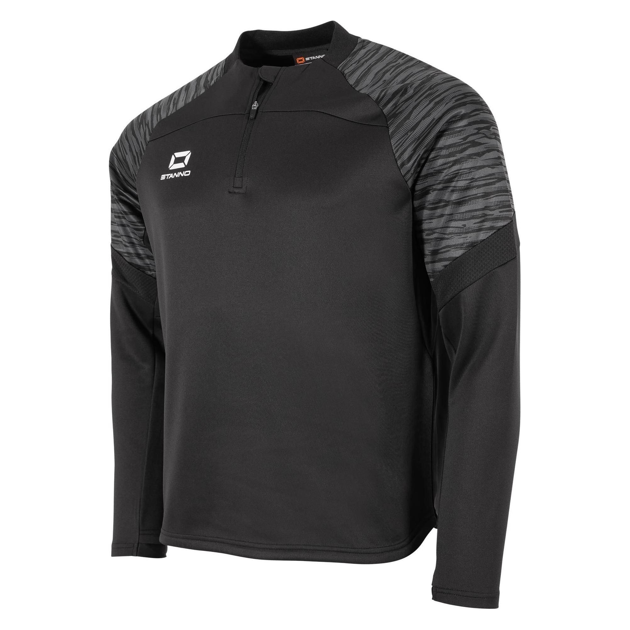 Stanno, Unisex, Sportshirt, Bolt Quarter Zip Top (L), Schwarz, L