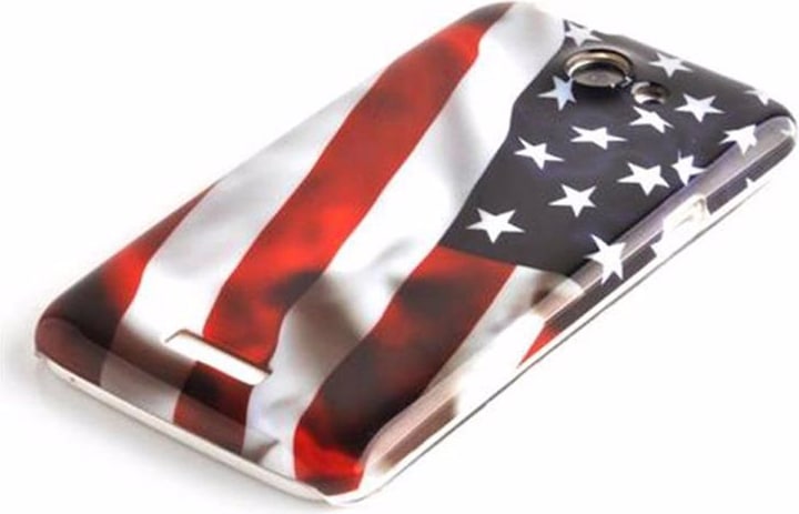 Actual product image Cadorabo Hard cover with imprint cover (HTC One X+)